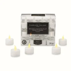 White Flameless Tealights, 24ct. by Ashland®
