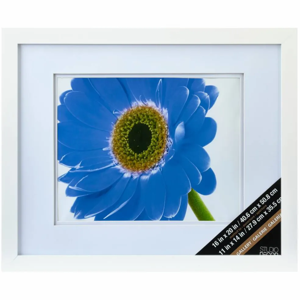 White Gallery Wall Frame with Double Mat by Studio Décor®