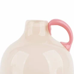 5.5" White Glass Vase with Handle by Ashland®