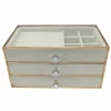 White & Gold 3-Tier Jewelry Box by Ashland®