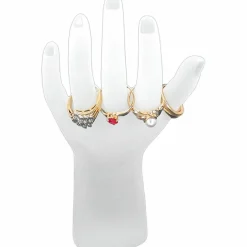 White Hand Bracelet Chain Display Jewelry Showcase Unit