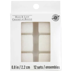 White Hook & Loop Squares by Loops & Threads®