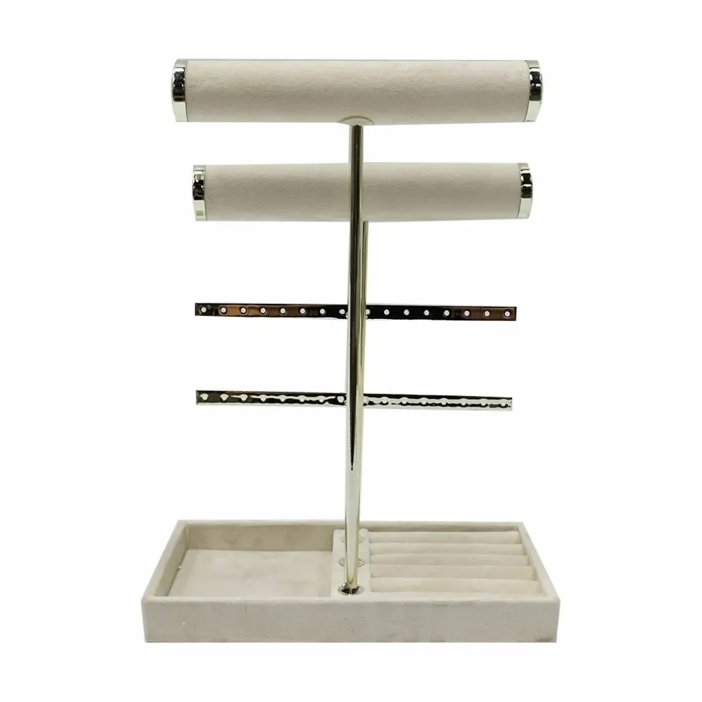 12.75" White Jewelry Stand by Ashland®