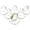 6 White Leather Watch Display Stands Showcase Displays