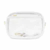 White Lined Clear Toaster Bag by Make Market®