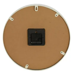 White Metal Farmhouse Wall Clock, 14