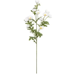 28" White Mini Poppy Stem by Ashland®