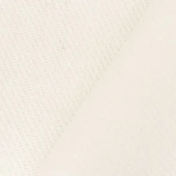 White Moygashel Twill Irish Linen Solid Woven Home Decorating Fabric By the Yard