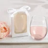 White 9 oz. Glassware Gift Box with Ribbon (Set of 20)