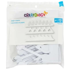 23.5" White Paper Crowns, 12ct. by Creatology™