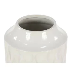 White Porcelain Contemporary Vase, 8