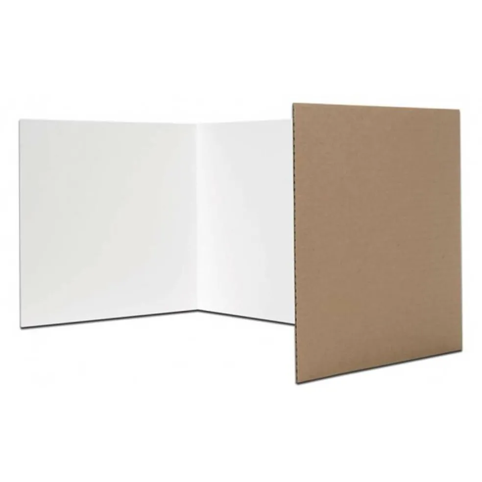 White Privacy Shield Class, 18" x 48", Pack of 24