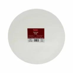 White Round Cotton Duck Canvas by Craft Smart™