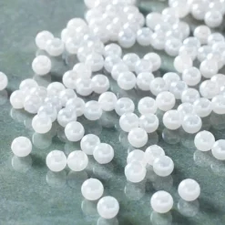 White Round Pearl Beads by Bead Landing™