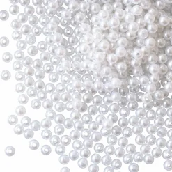 White Round Pearl Beads by Bead Landing™