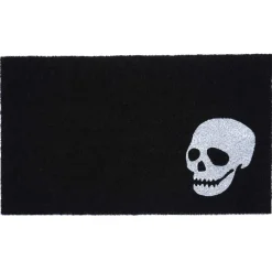 White Skull Doormat