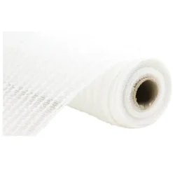 White Snowdrift Deco Mesh Roll – 10.25"x10 Yards Craft Mesh-RY810227