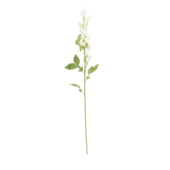 35" White Sweet Pea Artificial Flower Stem, 12ct.
