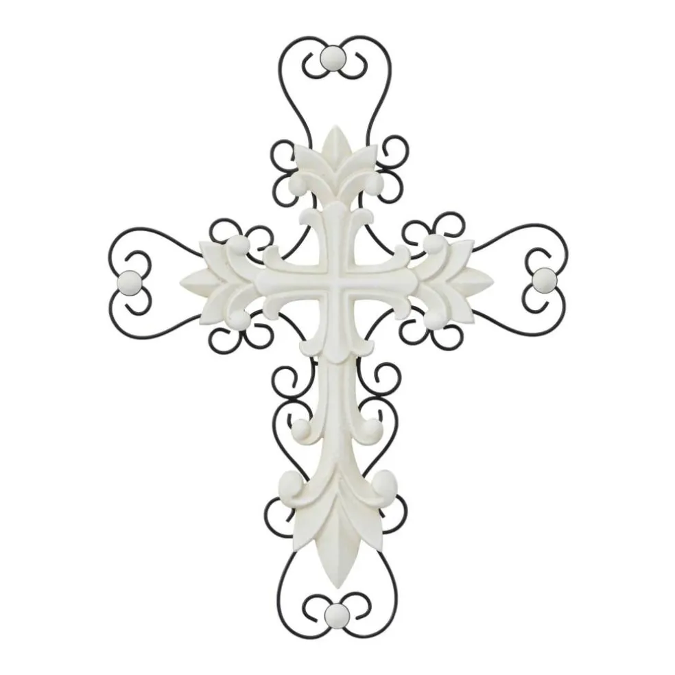 White Traditional Crosses, 18" x 1" x 24"