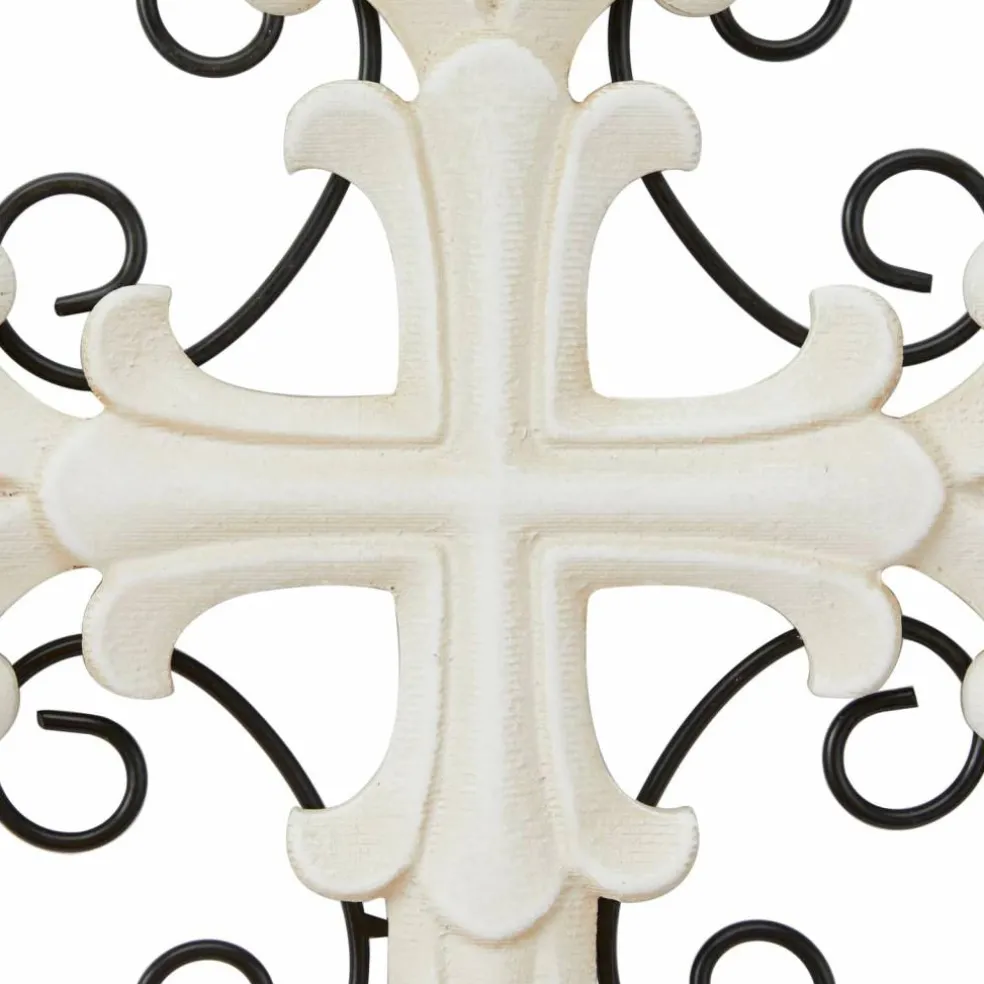 White Traditional Crosses, 18" x 1" x 24"