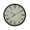 White Traditional Metal Wall Clock