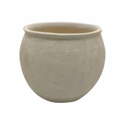 6.5" Whitewash Ceramic Planter by Ashland®