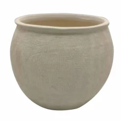 6.5" Whitewash Ceramic Planter by Ashland®