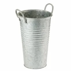 10" Whitewashed Galvanized French Bucket by Ashland®