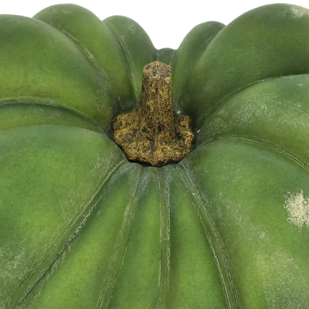 15" White Washed Green Decorative Pumpkin by Ashland®