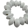 2.75" White Wood Bead Napkin Ring by Ashland®