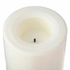 White 3" x 6" LED Outdoor Pillar Candle By Ashland®