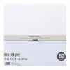 White 12" x 12" Linen Texture Cardstock by Recollections™, 60 Sheets