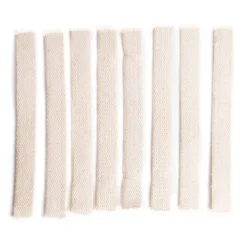 3/4" Wide Flat Cotton Oil Lamp Lantern Replacement Wicks Pack of 8
