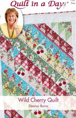 Wild Cherry Quilt Pattern by Eleanor Burns