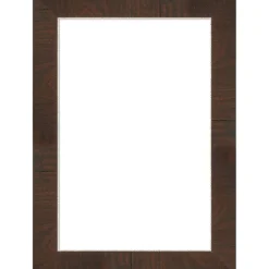 Wildwood Brown Narrow Framed Dry Erase Magnetic Board