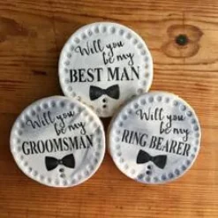 Will You Be My Groomsmen? Cookie Stencil Set | C997 by Designer Stencils |