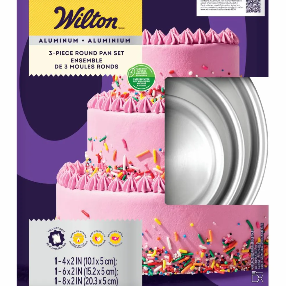 Wilton® Aluminum Bakeware Round Cake Pan Set