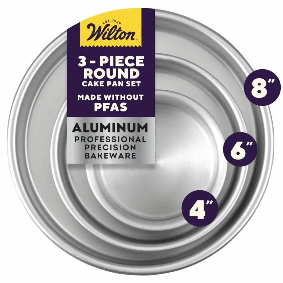 Wilton® Aluminum Bakeware Round Cake Pan Set