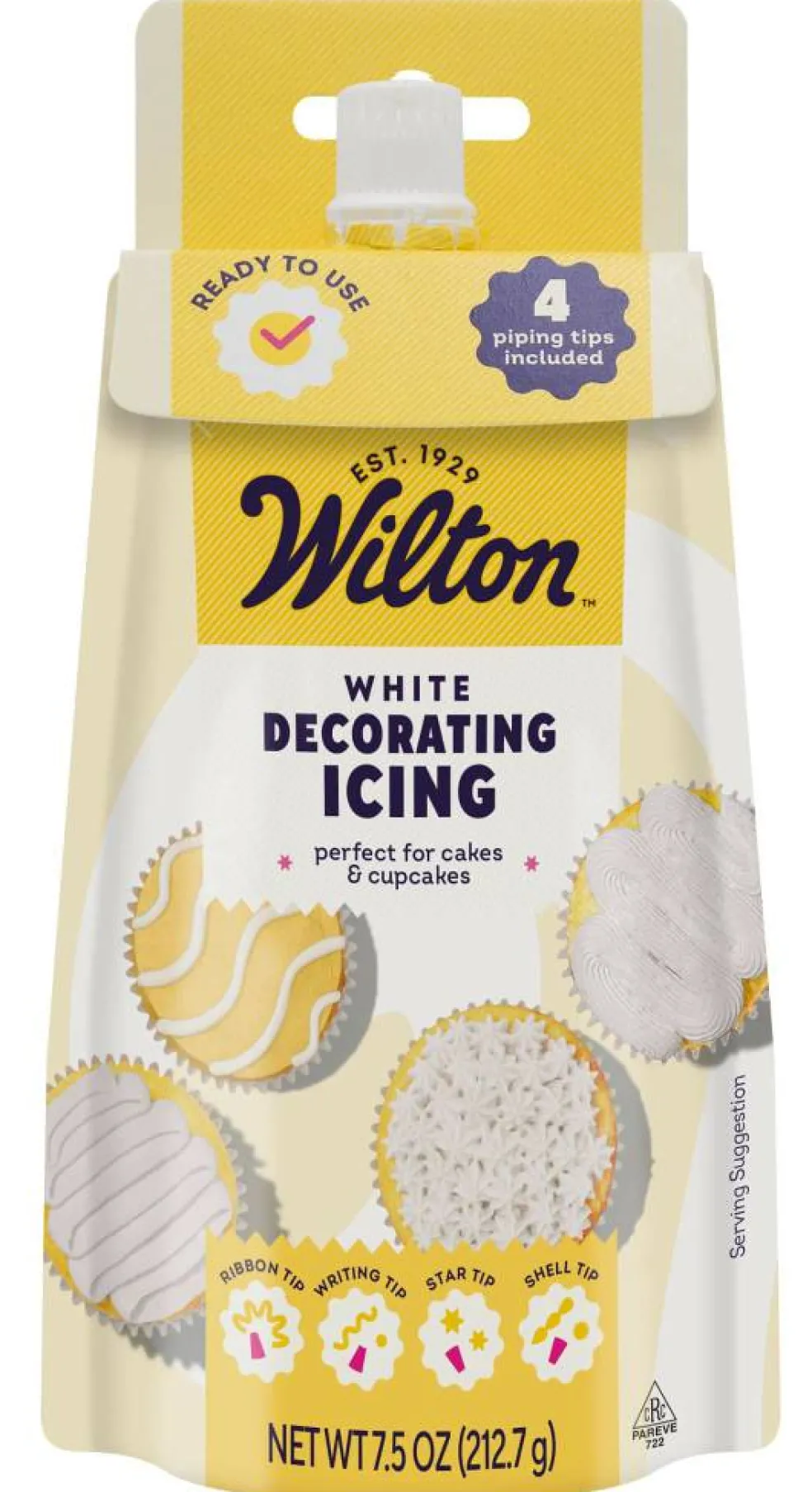 Wilton® Decorating Icing Pouch with 4 Tips