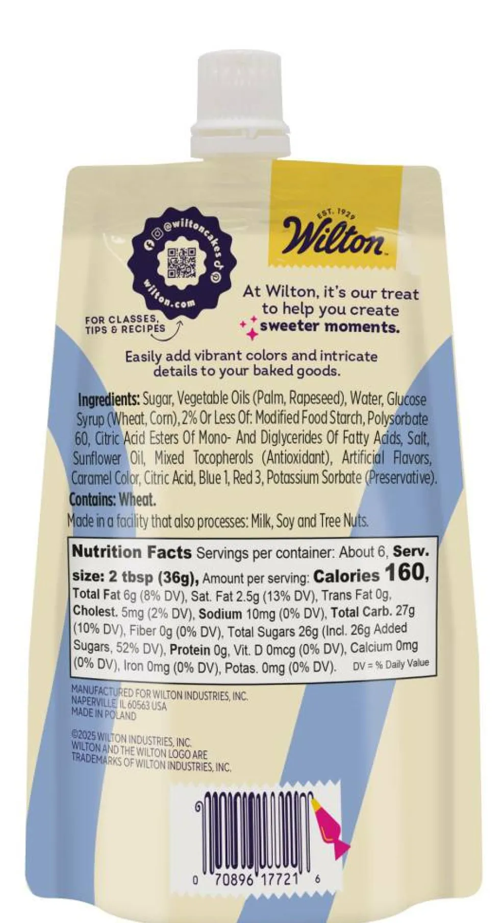 Wilton® Decorating Icing Pouch with 4 Tips