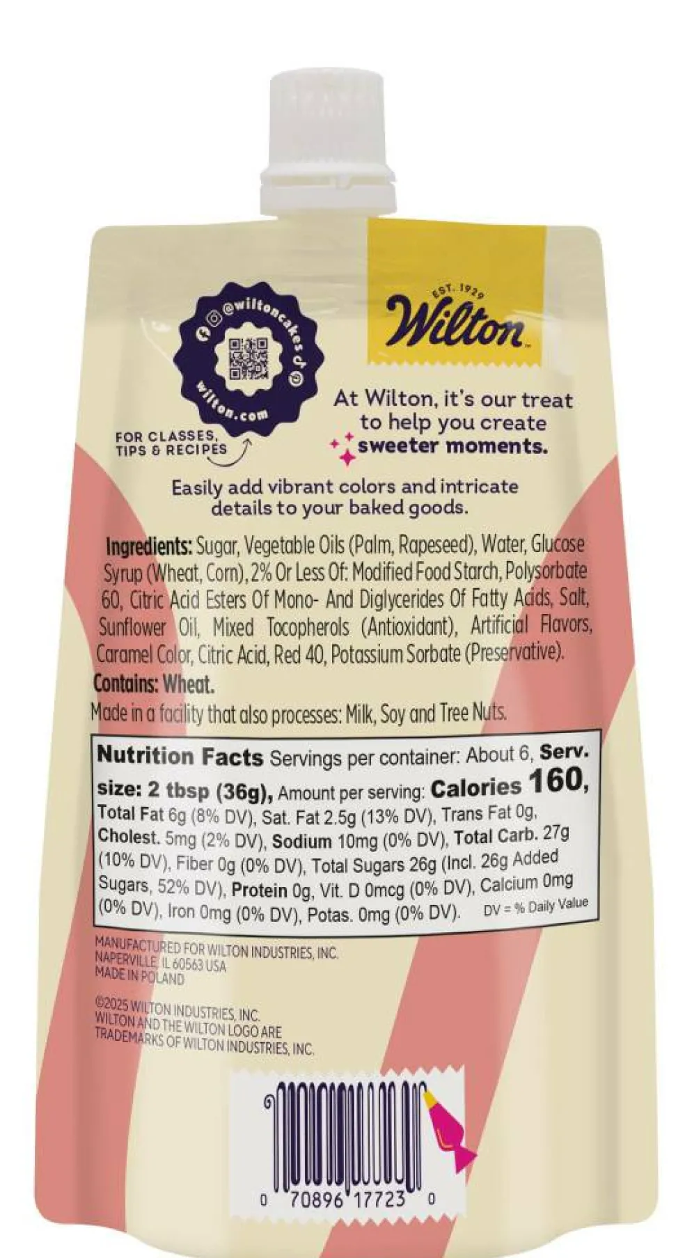 Wilton® Decorating Icing Pouch with 4 Tips