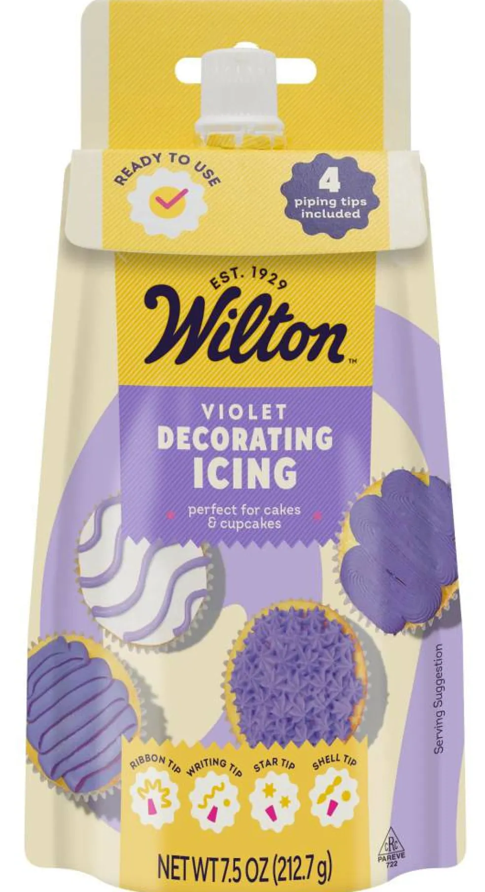 Wilton® Decorating Icing Pouch with 4 Tips