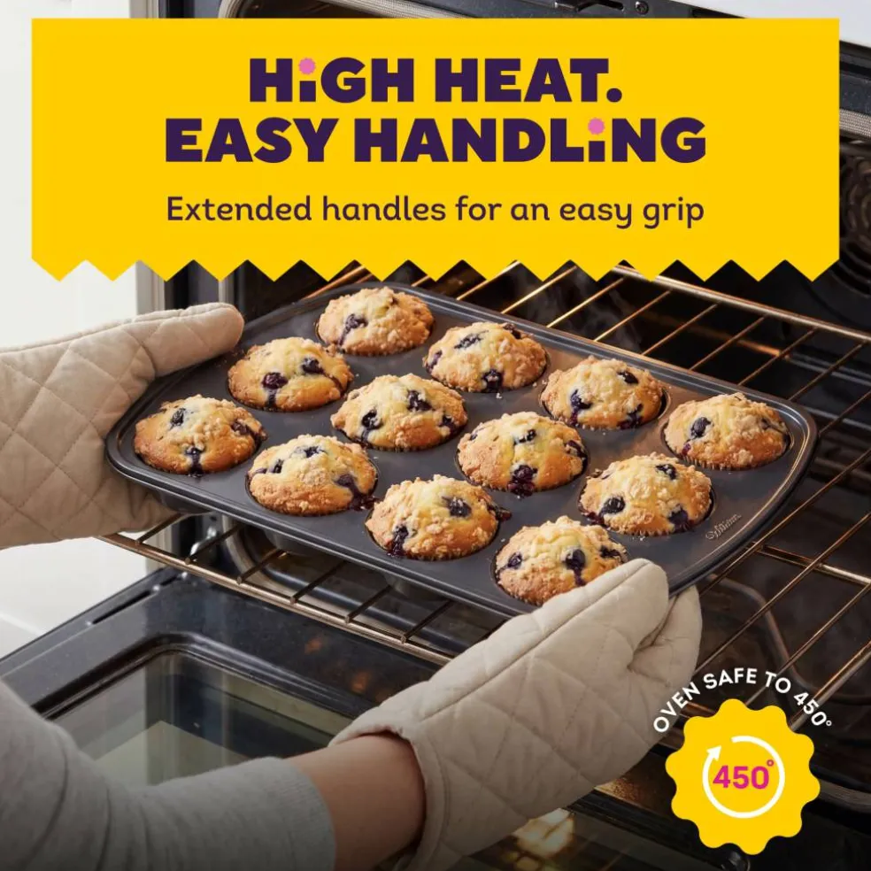 Wilton® Gold Non-Stick Bakeware 12 Cup Muffin Pan