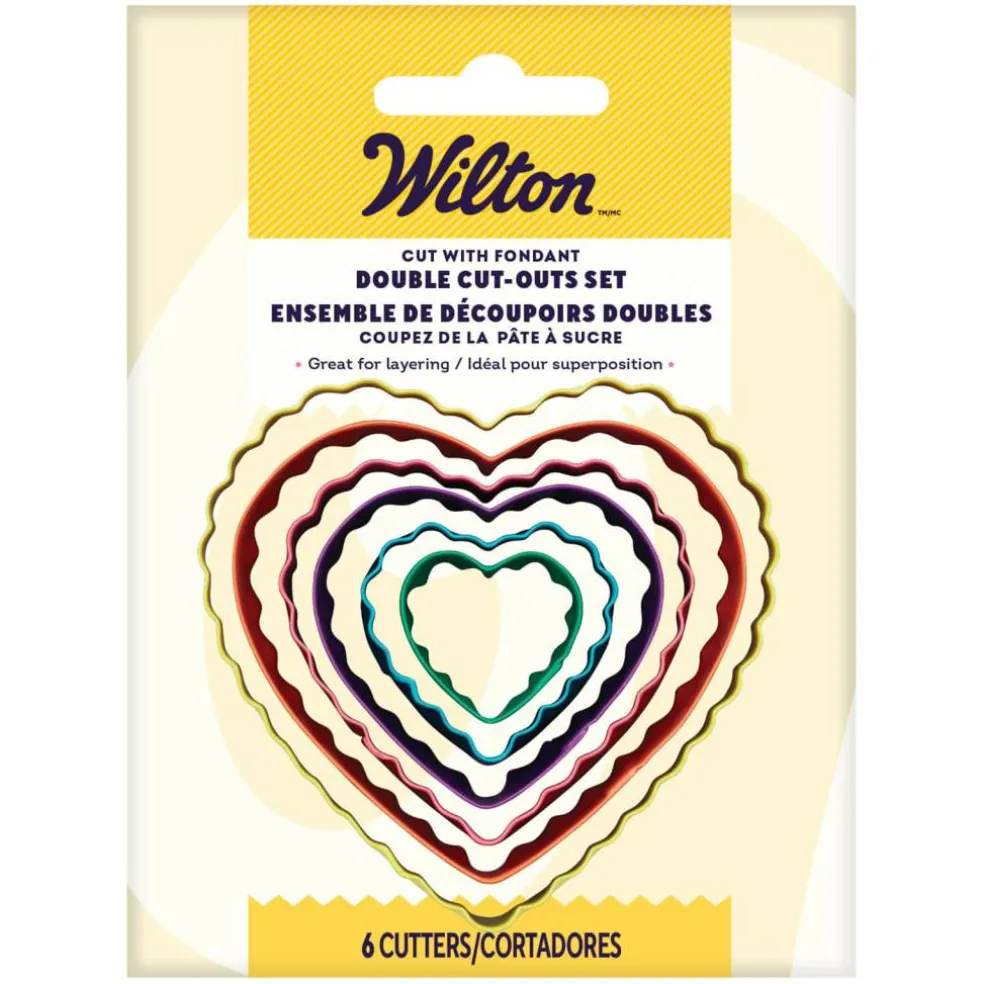 Wilton® Heart-Shaped Fondant Cut-Out Set