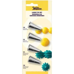 Wilton® Large 4 Piece Tip Set