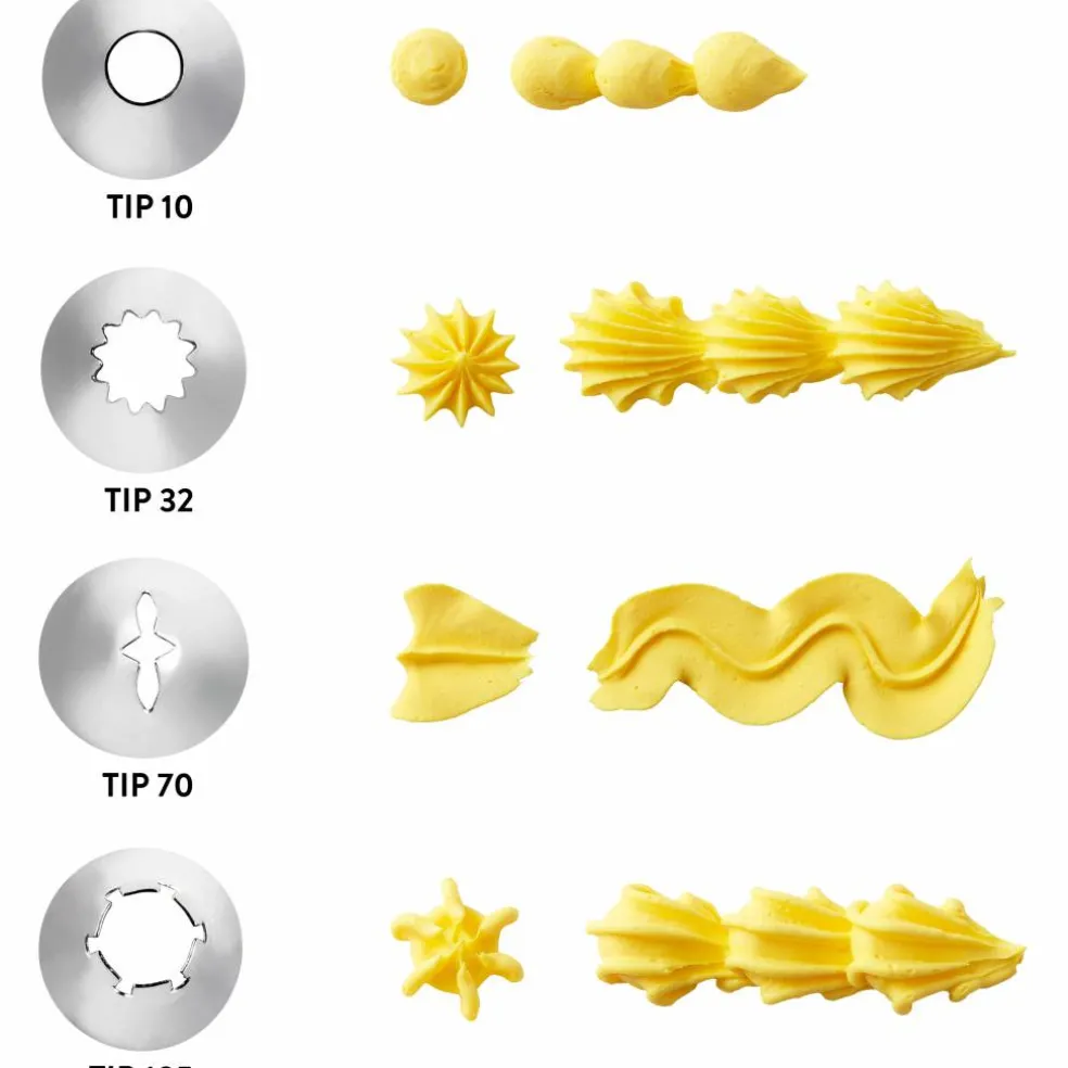 Wilton™ 4-Piece Cake Decorating Tip Set for Borders