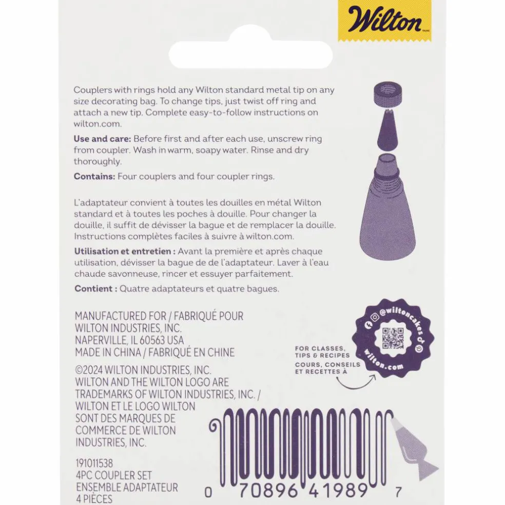 Wilton® 4-Piece Coupler Set