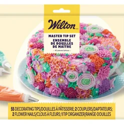 Wilton™ 55-Piece Master Cake & Cupcake Piping Tip Set
