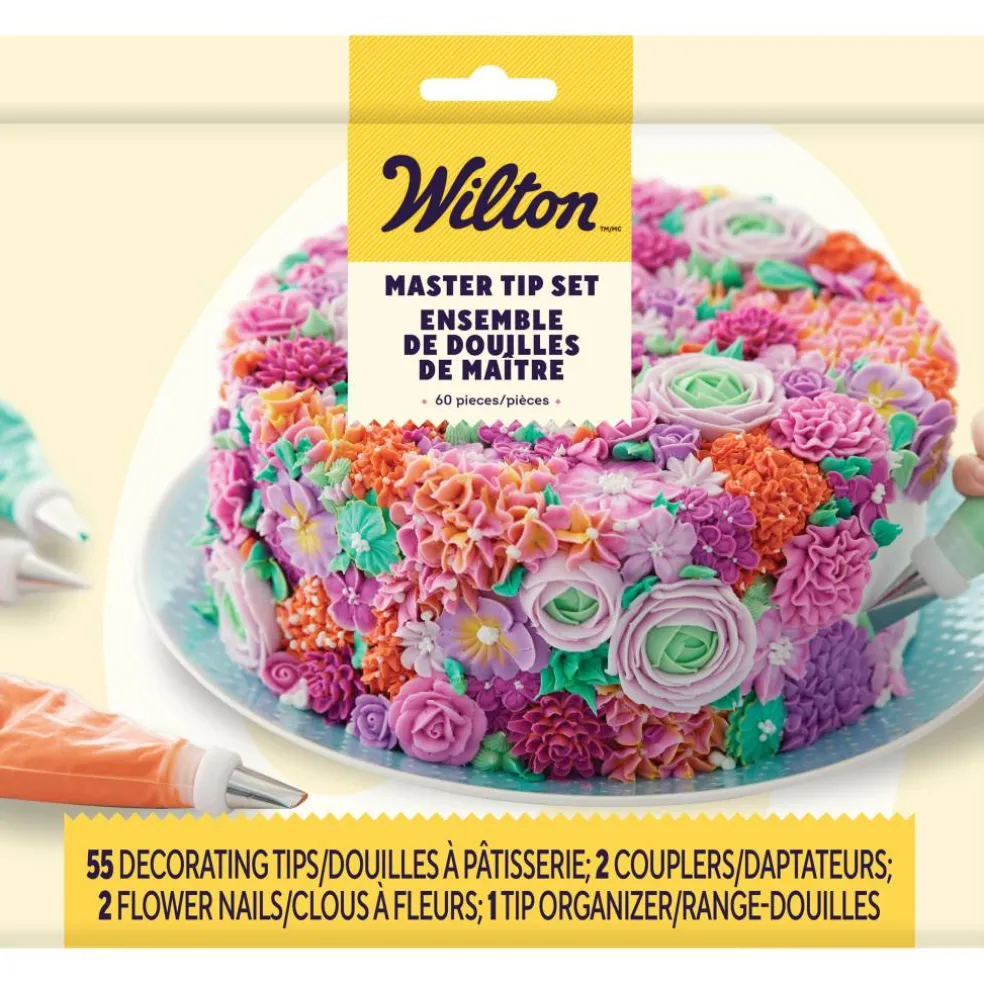 Wilton™ 55-Piece Master Cake & Cupcake Piping Tip Set
