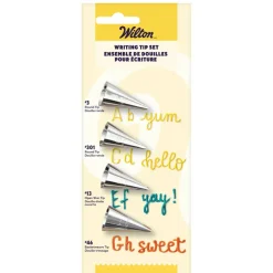 Wilton® Writing 4 Piece Tip Set